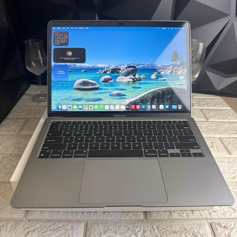 Macbook air M1 8/256gb Ex ibox Fullset Bisa COD