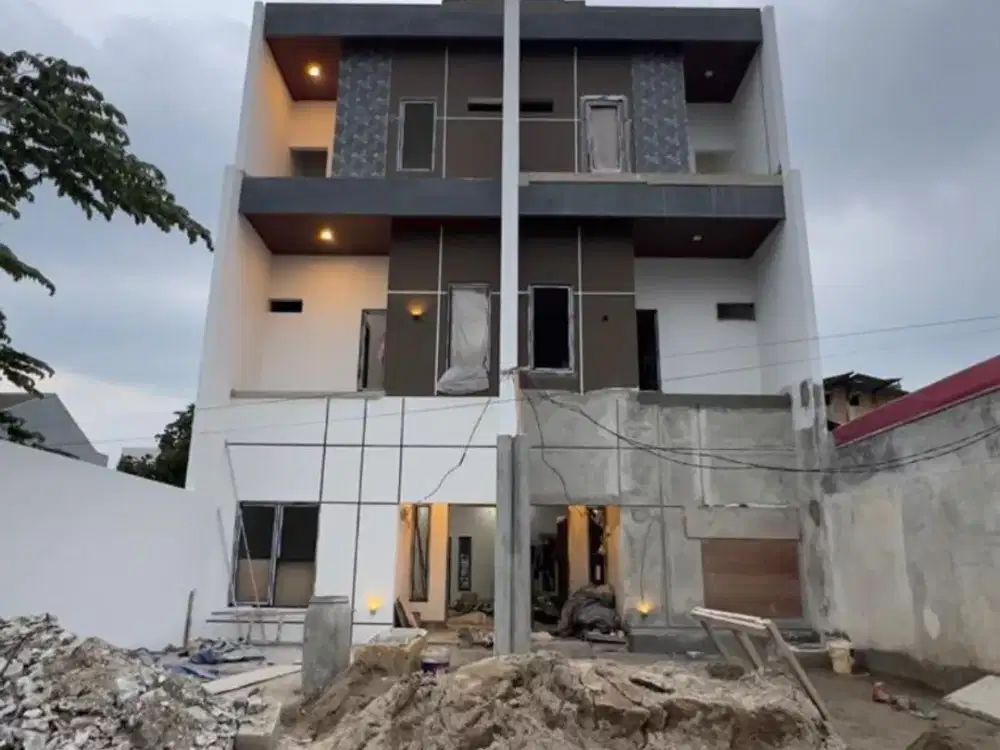 Rumah Baru Di Kavling DKI Jakarta Barat Luas 5x20 3 Lantai SHM