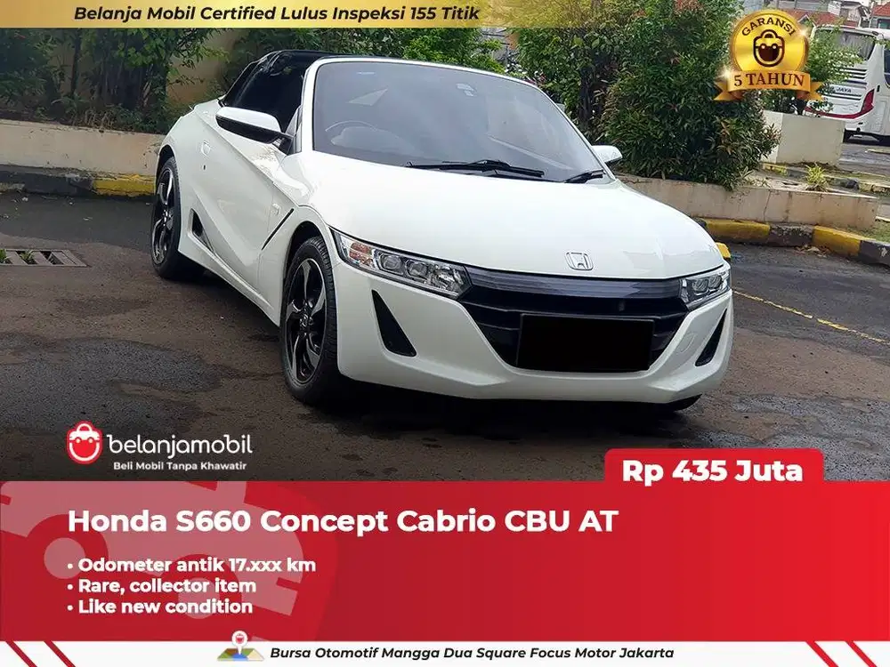 [ KM ANTIK 17RB ] Honda S660 S 660 Concept Cabrio CBU 2015 2016