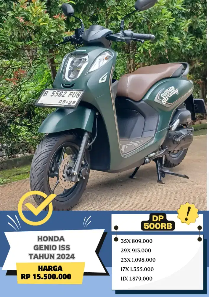 Honda Genio ISS tahun 2024 READY PAKAI