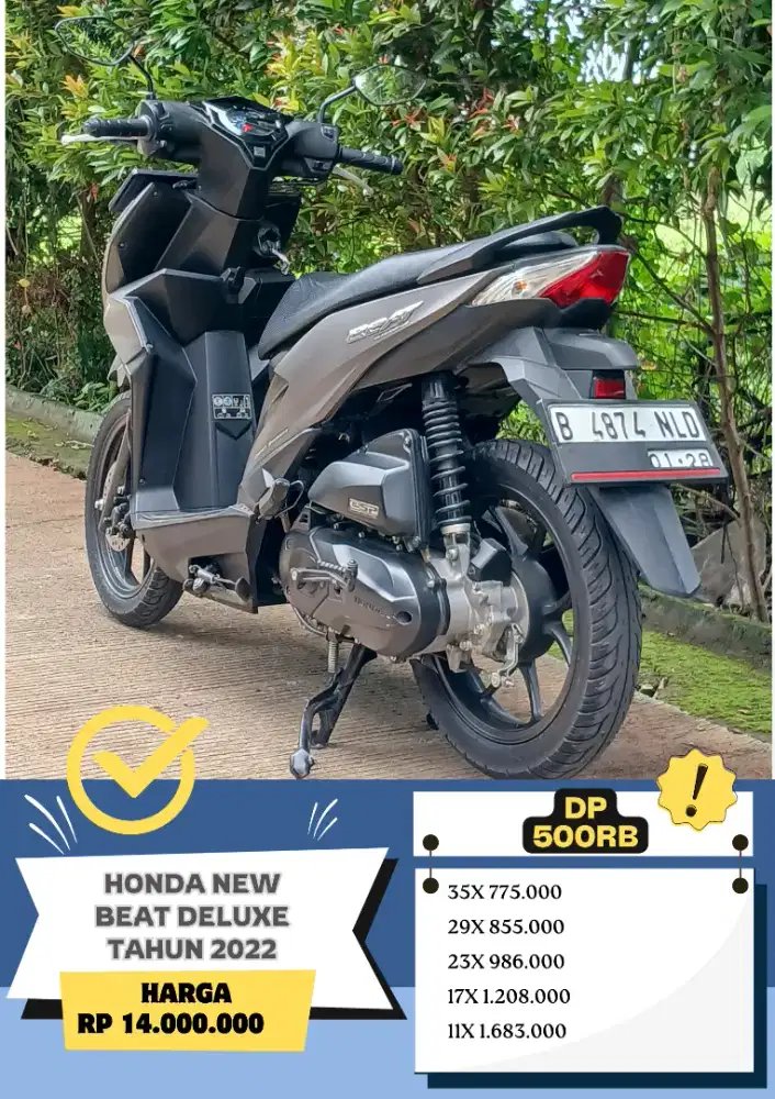 DP 500RB Honda New Beat Deluxe Tahun 2022