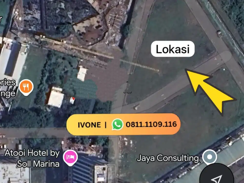 Dijual kavling komersial Alam Sutera 2.045 m harga 28 jt/m