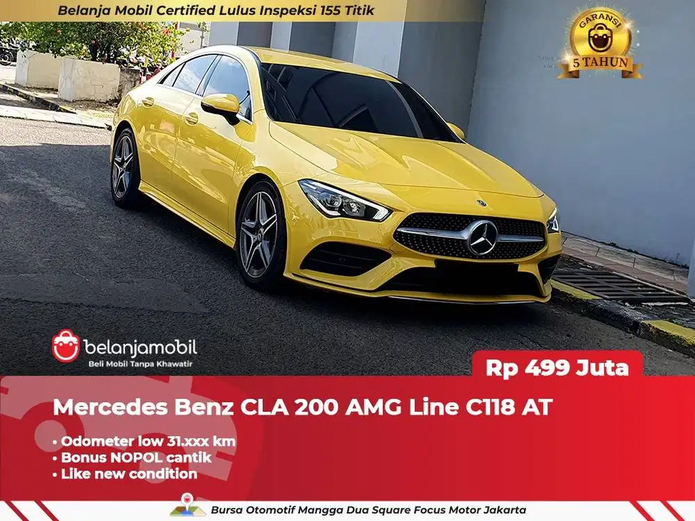 [ LOW KM ] Mercedes Benz Mercy CLA200 CLA 200 C118 AT 2019/2020