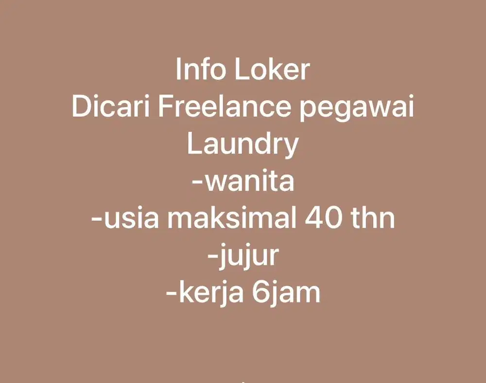 Freelance Laundry