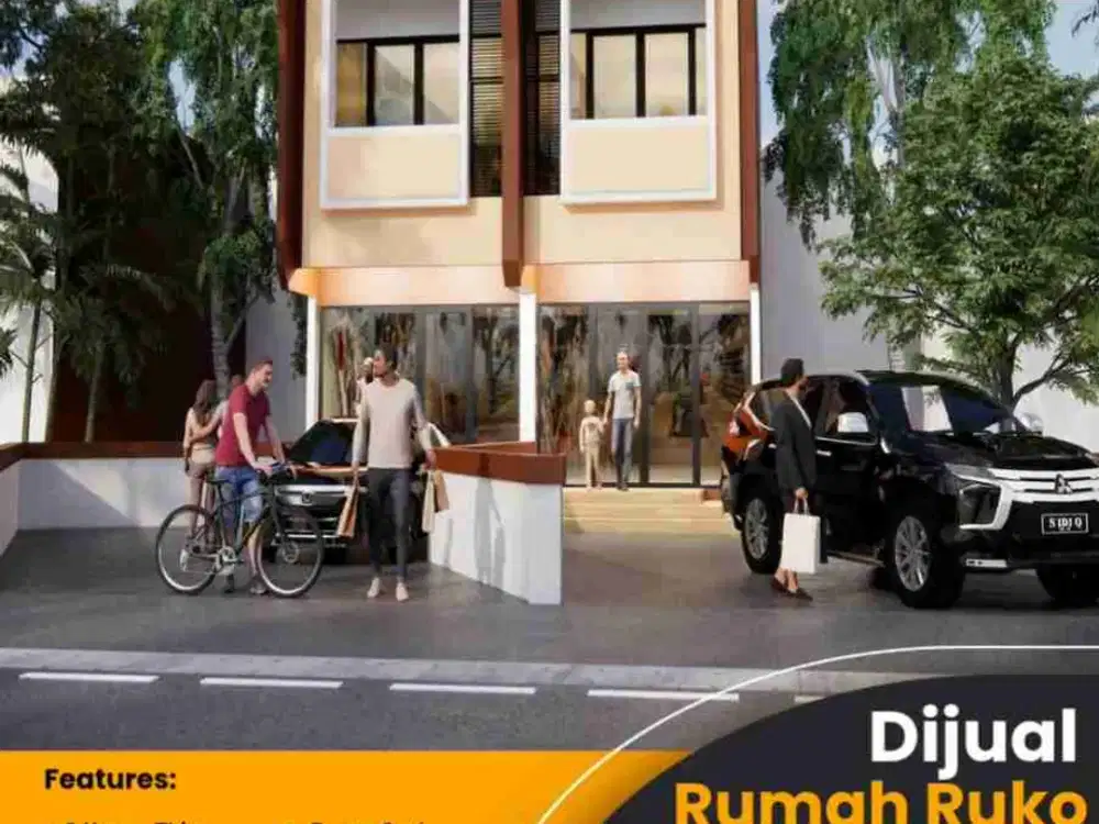 Cluster Konsep Ruko Strategis 2 Lantai Jl. Keradenan, Kedung Halang, Bogor