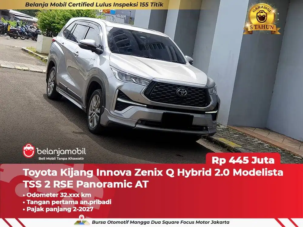 [ PAJAK PANJANG ] Toyota Innova Zenix Q Hybrid 2.0 Modelista 2022/202