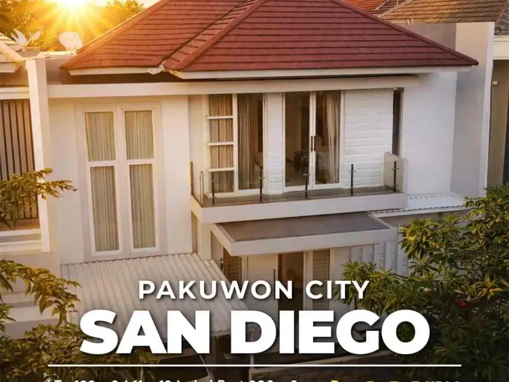 Rumah Cantik Full Furnished siap Huni di San Diego, Pakuwon City Surabaya