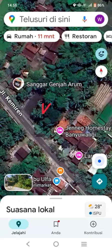 DIJUAL SEBIDANG TANAH DAERAH WISATA