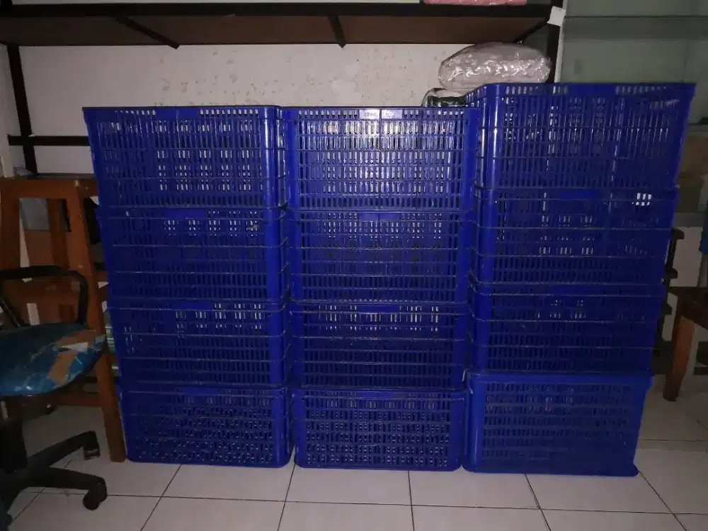 Keranjang Plastik 2206 L Biru