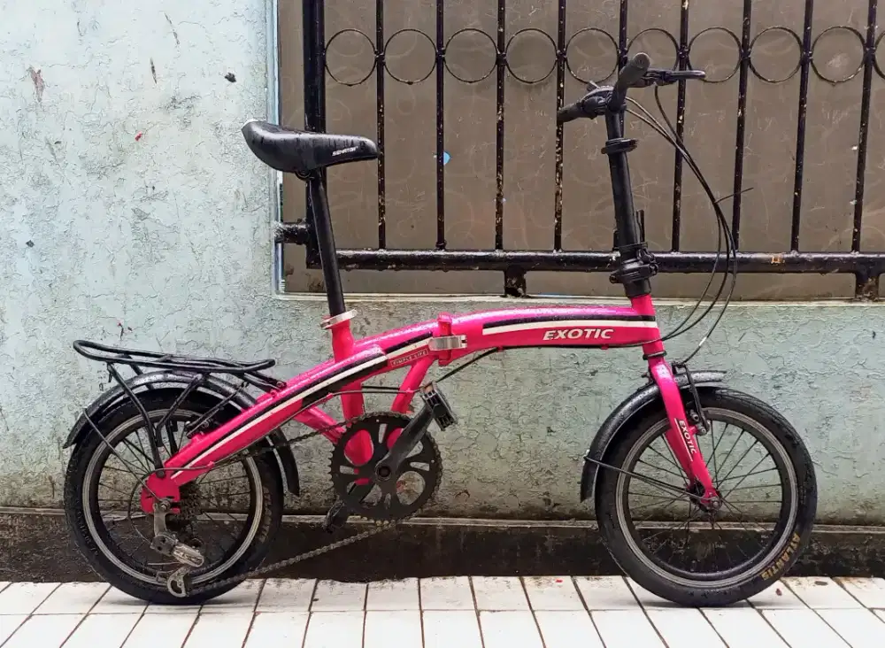 Sepeda Lipat Exotic 16 inc 7 speed, harga pas.. Cipinang