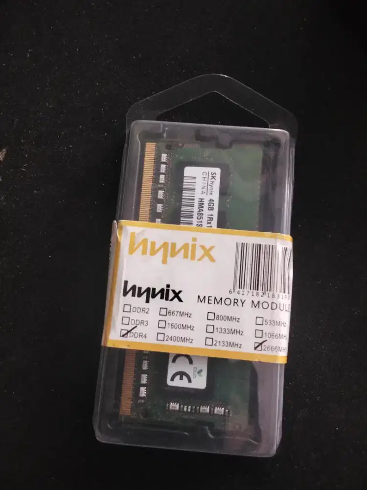 Ram Laptop Sodim ddr4 4gb Hynix New Bergaransi