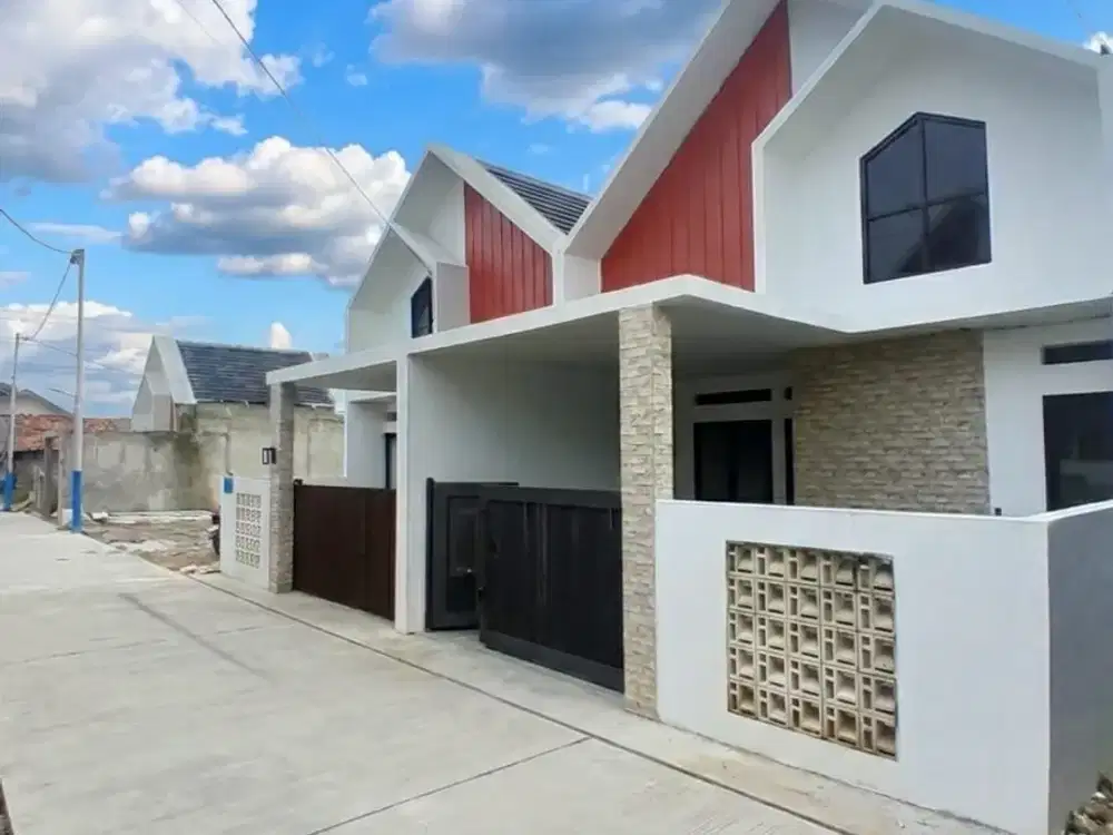 rumah cluster one gate sistem, lokasi dekat pintu tol jatiwarna