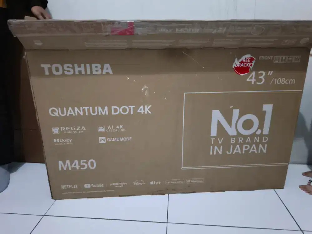Toshiba 43M450NP QLED 4K SMART TV 43