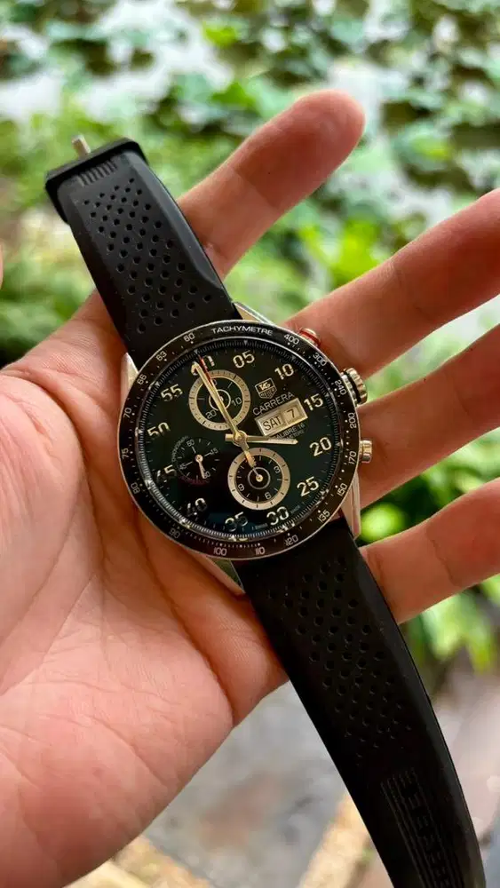 Jam Tag Heuer Carrera Automatic Chronograph Calibre 16 Original Fullse