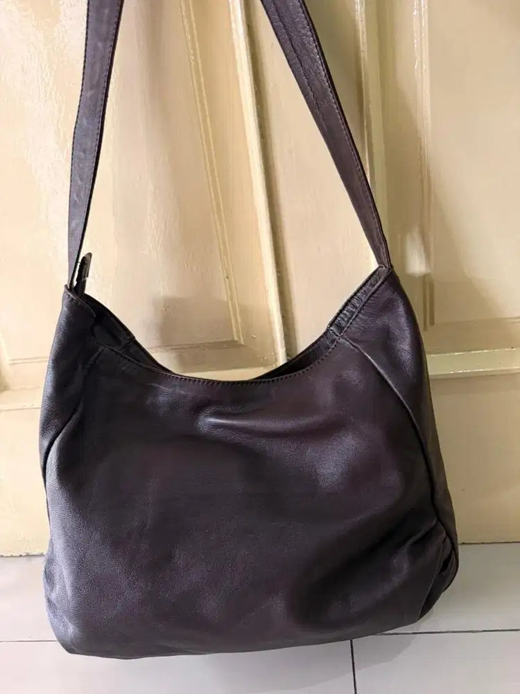 Shoulder Bag, Kulit Domba