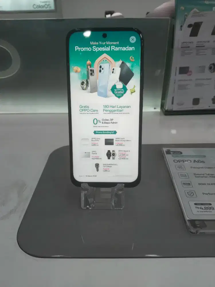 Promo cicilan Oppo A6s RAM 8/256GB