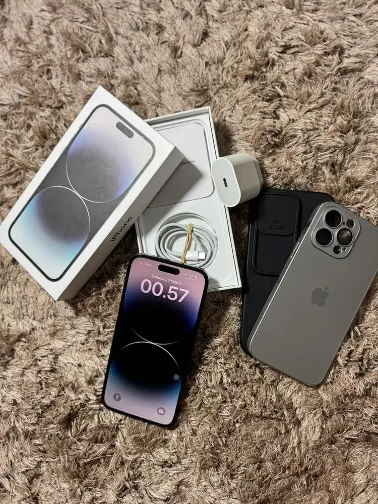 Iphone 14 pro max 128 inter allopt siap pakai lok bjm bh 86% mulus