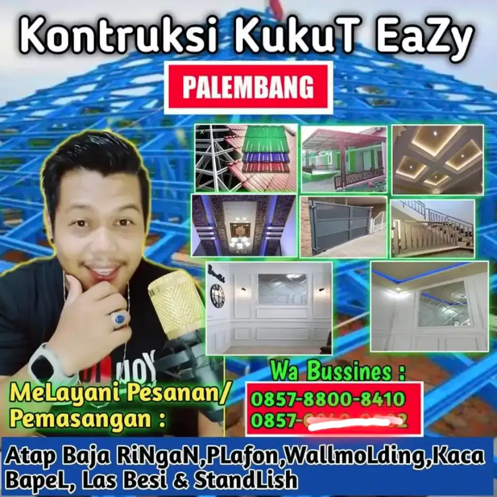 Jasa Pasang Rangka Baja Ringan & PLafoN