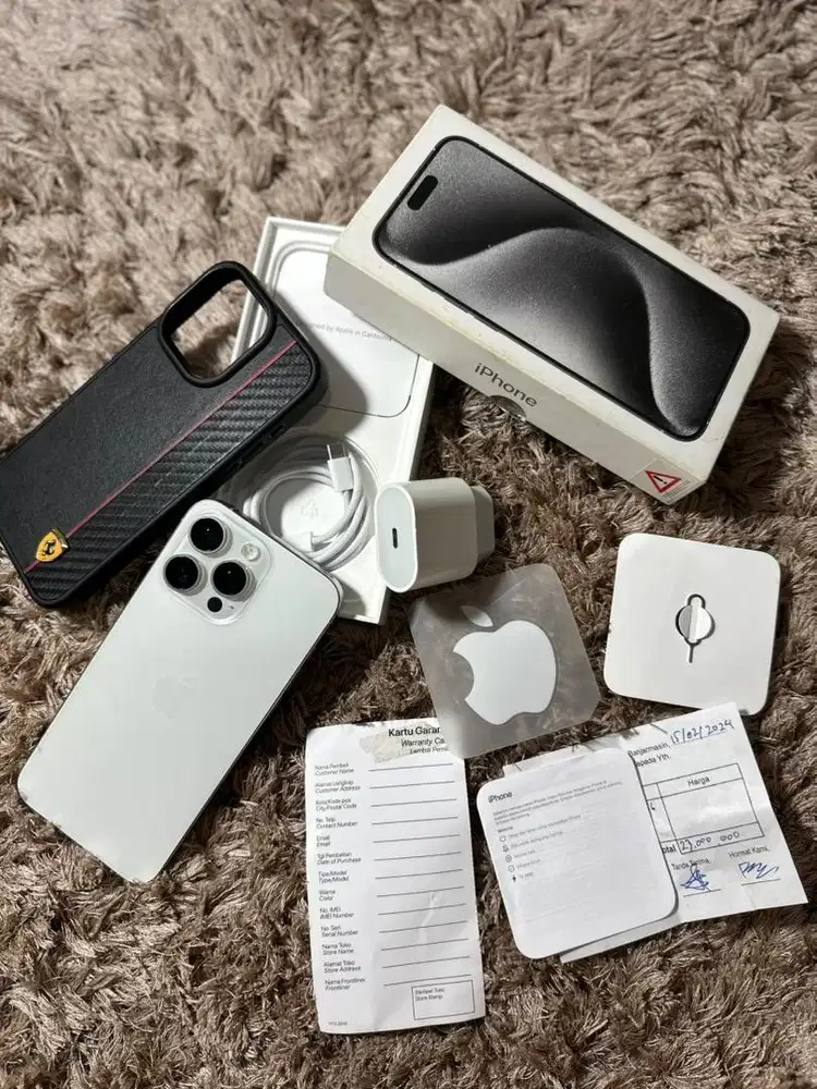 Iphone 15 pro max 256 ibox white titanium minus tnykn