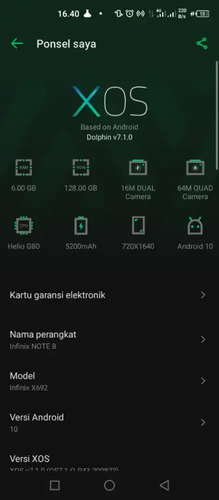Infinix Note 8 6/128