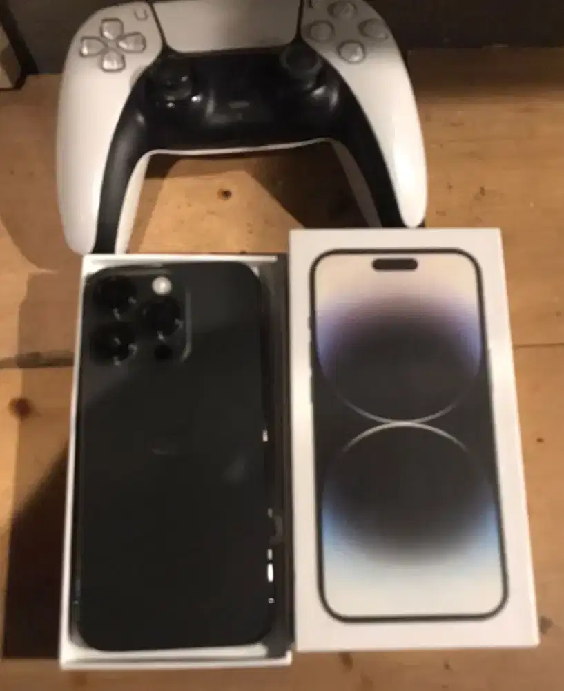 Iphone 14 pro 128gb space black inter all operator fullset