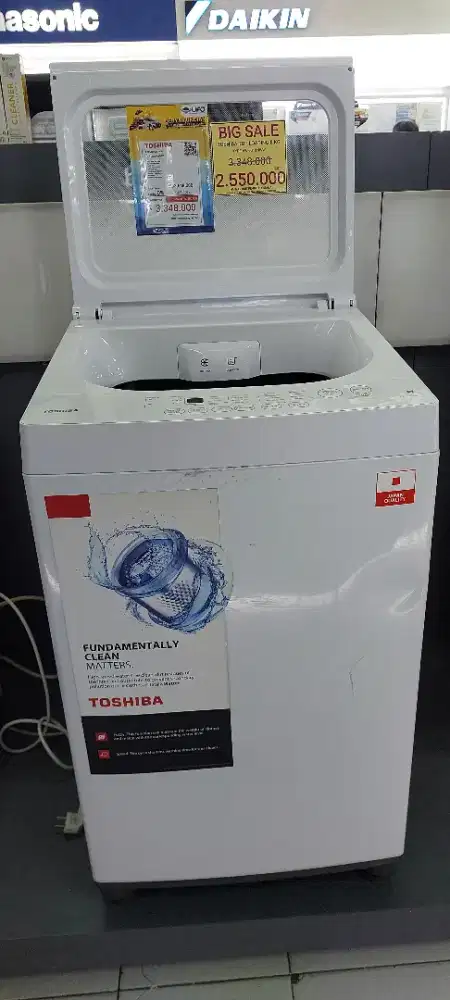 Toshiba Top Loading 8KG Bisa Kredit DP 0 Syarat KTP