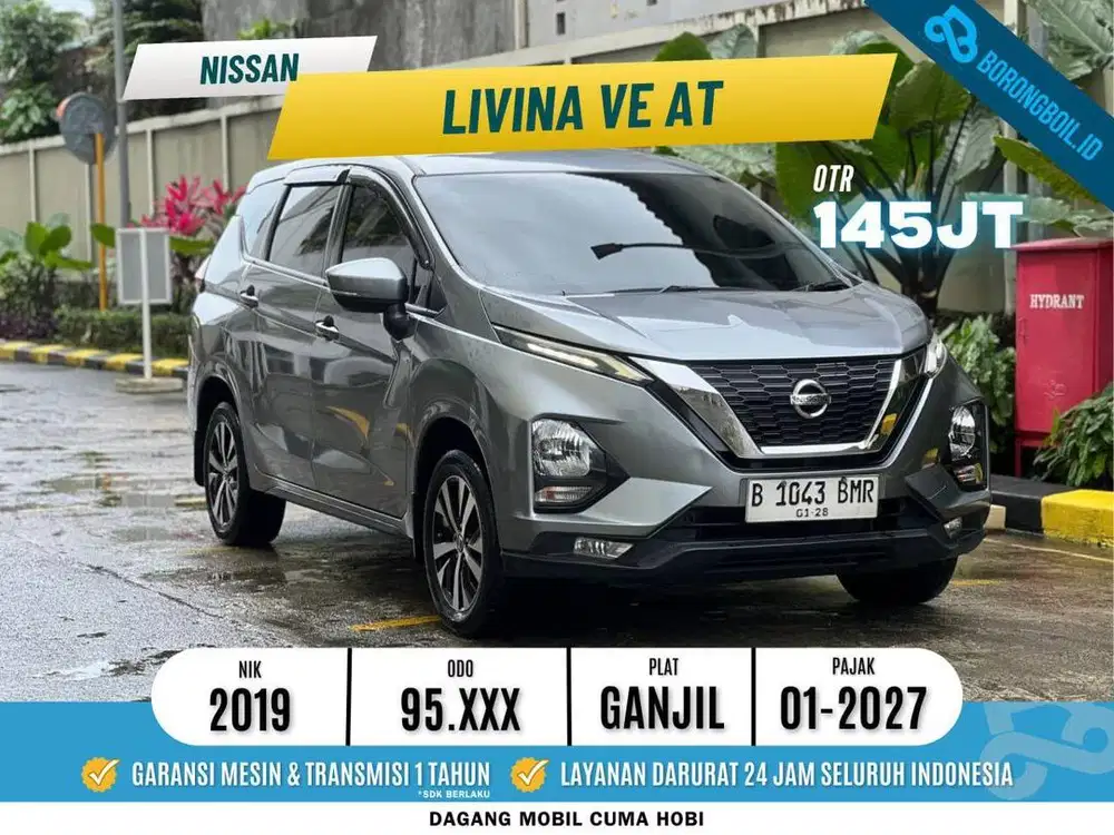 UNIT GRESSS NISSAN LIVINA VE AT 2019 NO PR
