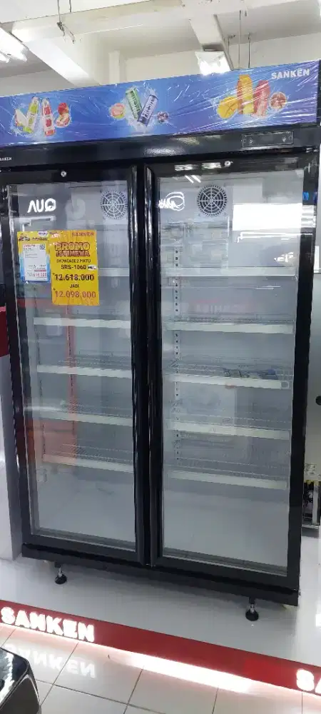 Showcase 2 Pintu Sanken Cicil DP 0 Cukup 5 Menit ACC