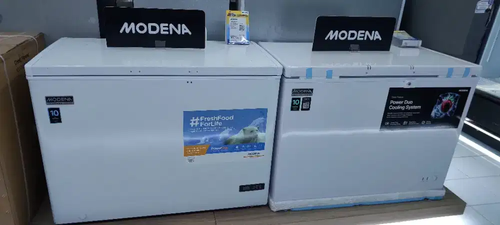 Modena Freezer Box Bisa Cicil DP 0 Syarat KTP