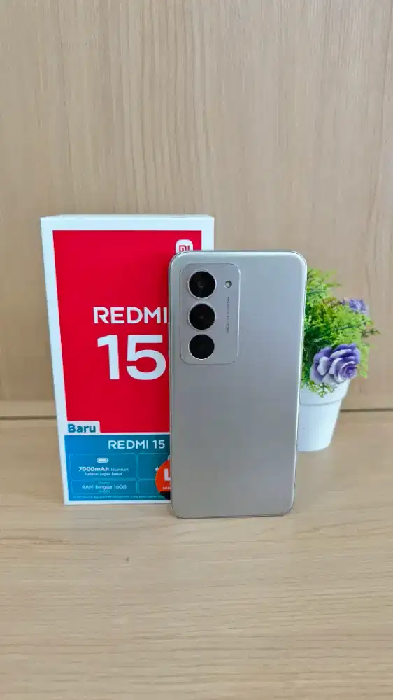 PROMO SPESIAL REDMI 15 RAM 8/256 GB NEW SEGEL