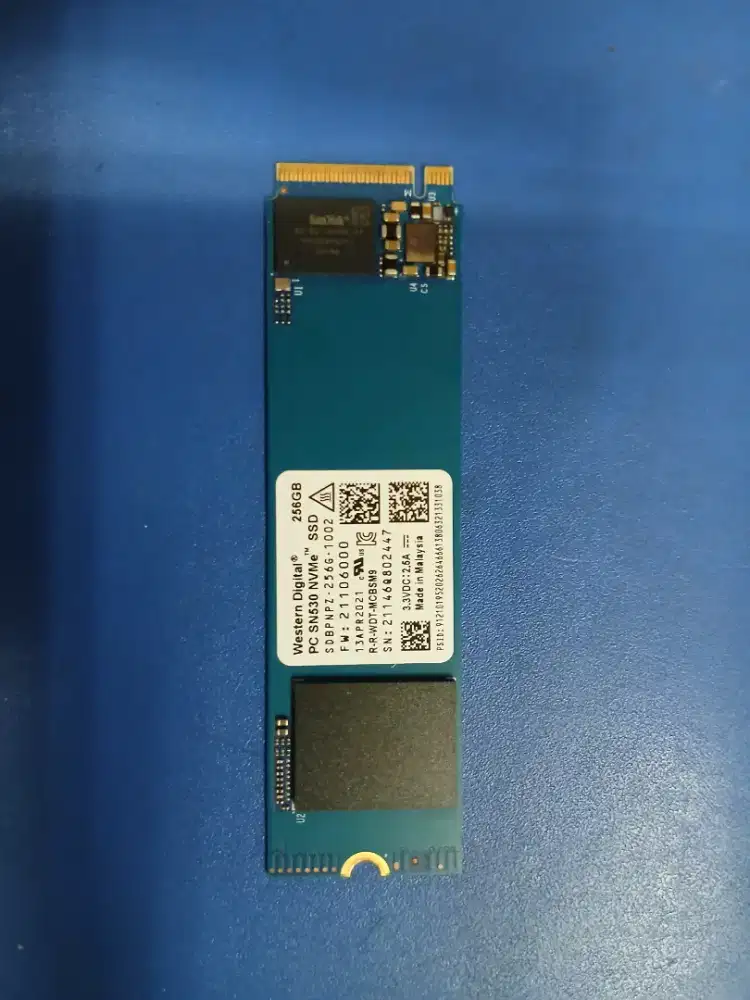 SSD NVME 256 GB WD Murah Aj!!