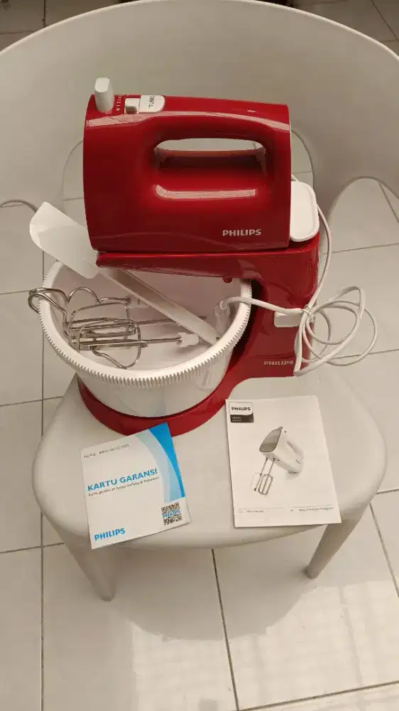 Dijual Philips Stand Mixer HR1559 Merah