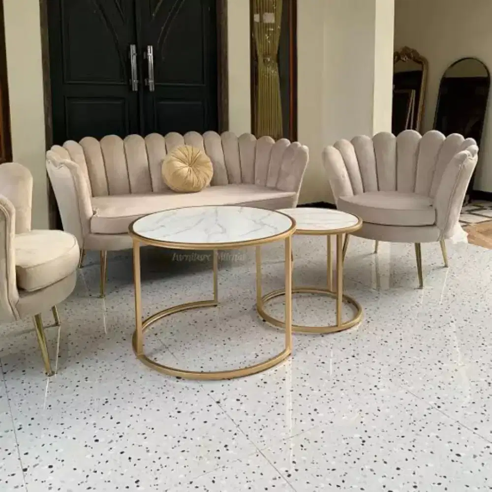 Sofa kerang 2.1.1 + meja