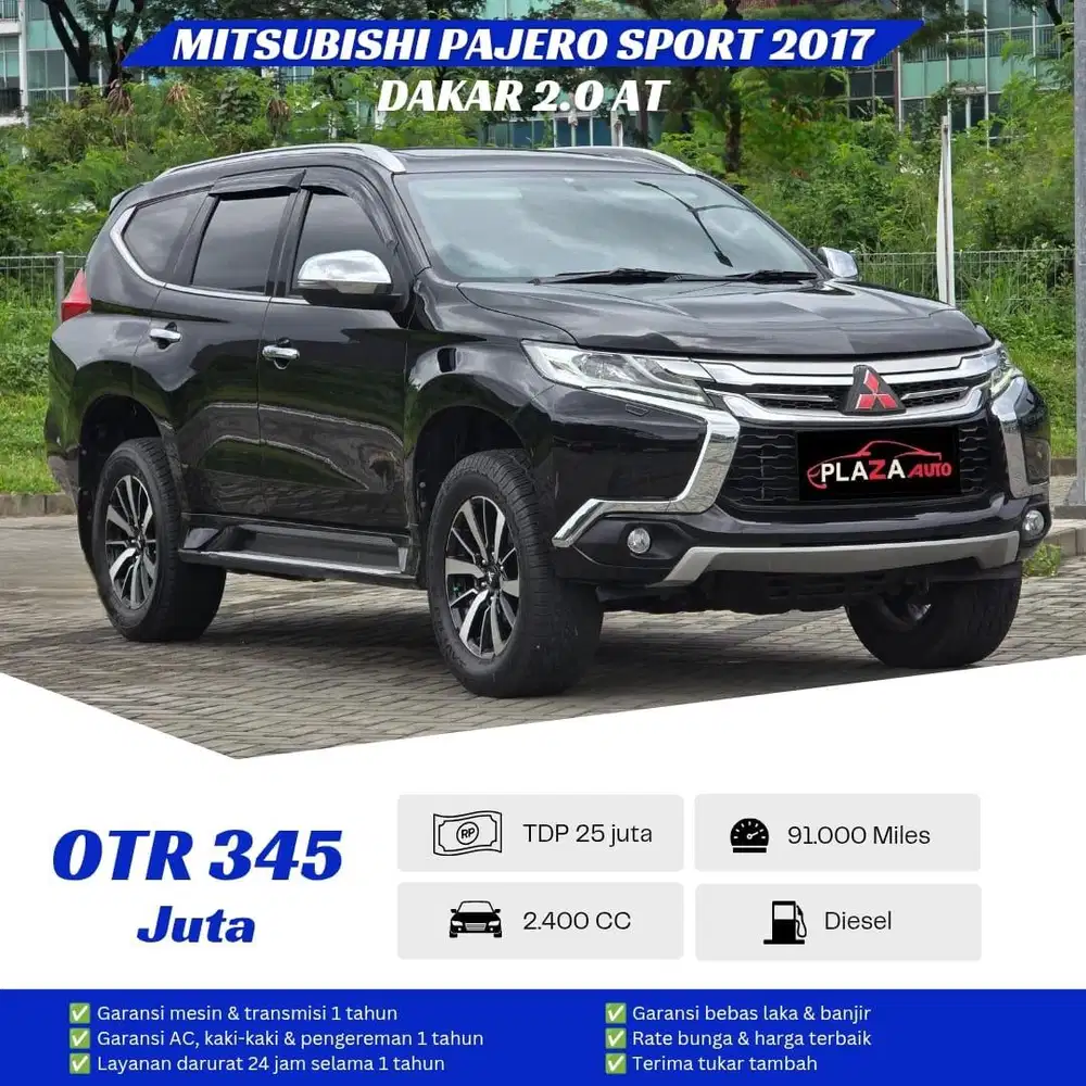 Mitsubishi Pajero Sport 2017 Dakar 2.4 Automatic Ready 2 Stok