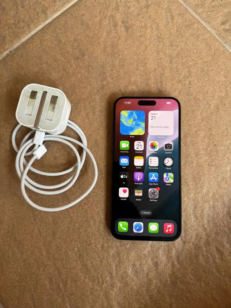 iPhone 15 Pro Max 512gb Blue Titanium Hp Cas Like New Ex. Inter BH 97%