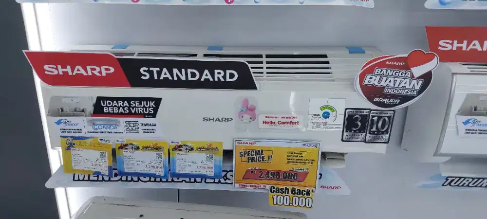 Sharp 1/2PK Bisa Kredit Tanpa DP  Bunga 0%