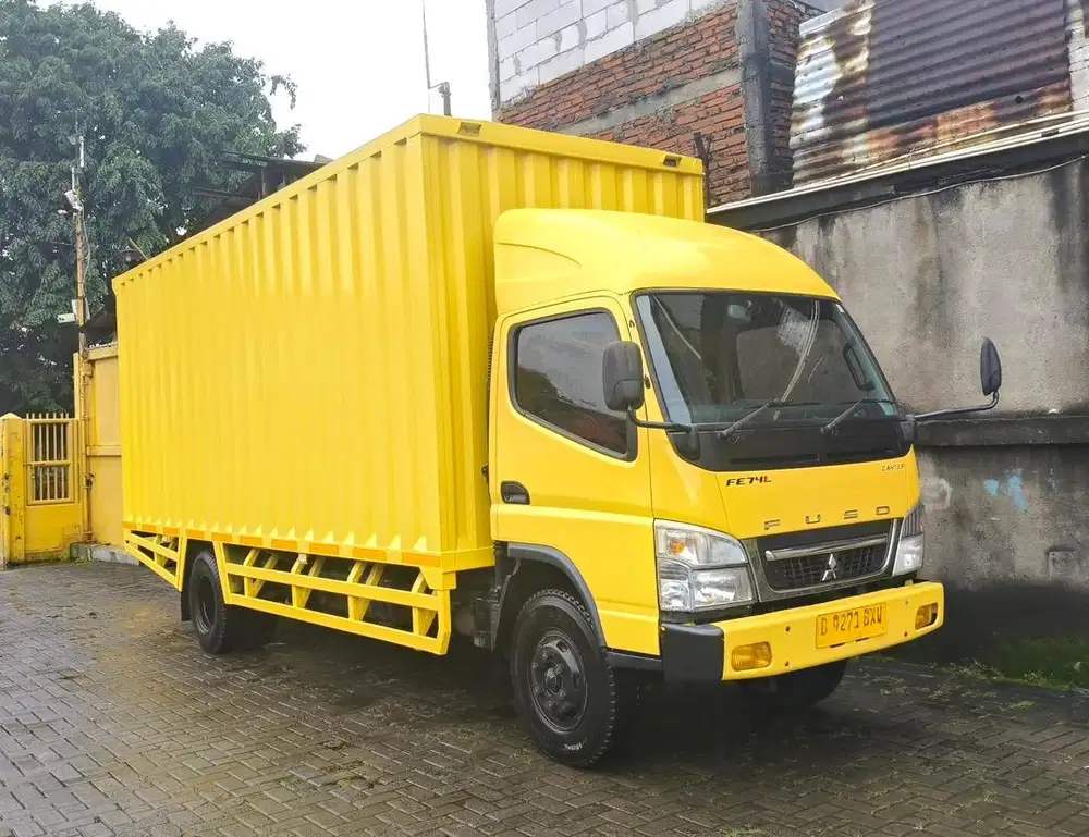 MURAH CDD LONG Mitsubishi Colt diesel Canter FE 74 L box besi 2023 bok