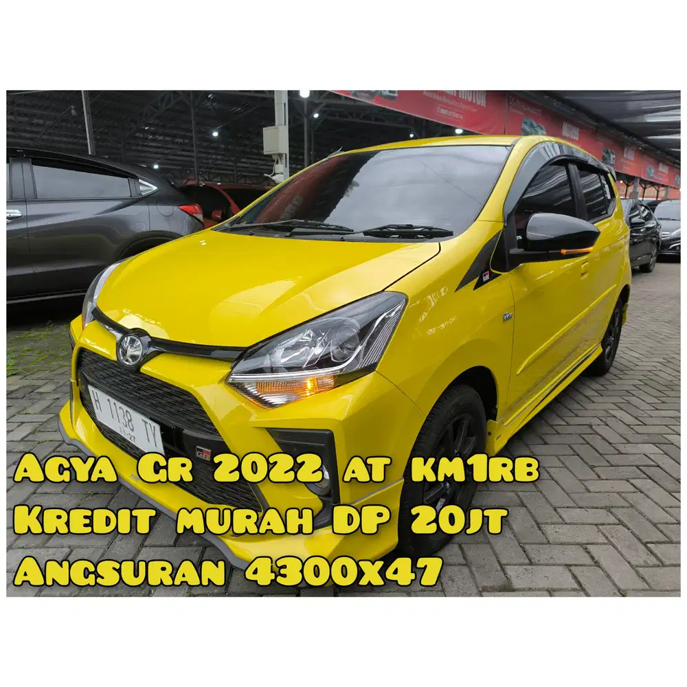 Agya Gr 2022 Metik Kuning kIlometer 1rb PERAK