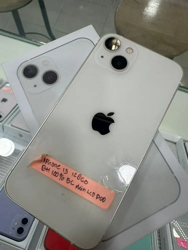 IPHONE 13 128GB BEACUKAI IMEI  TERDAFTAR (MINUS ADA HITAM DI LAYAR)