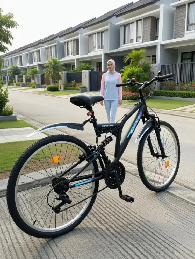 Sepeda gunung MTB siapa pakai 21 speed