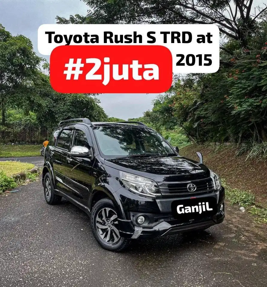 Toyota Rush S TRD at 2015 hitam #2juta