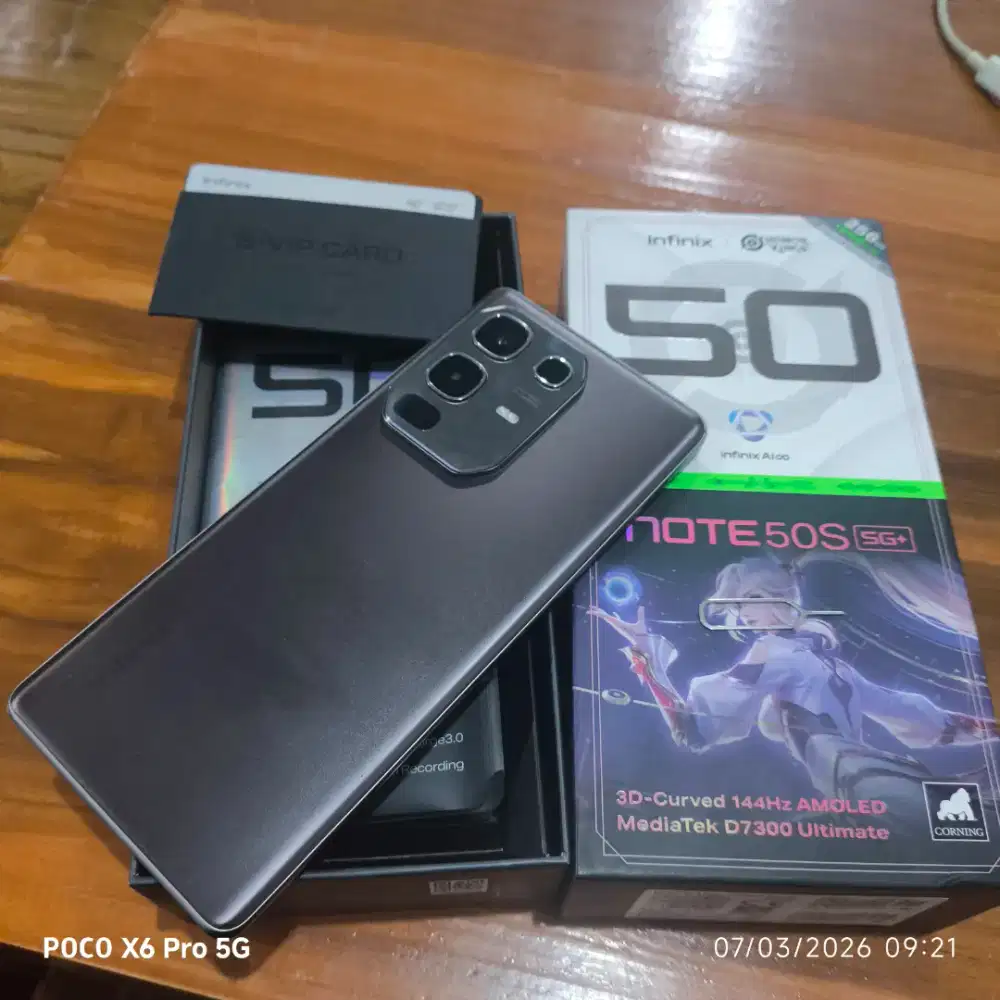 Infinix Note 50s 5G+ 8/256gb Fullset