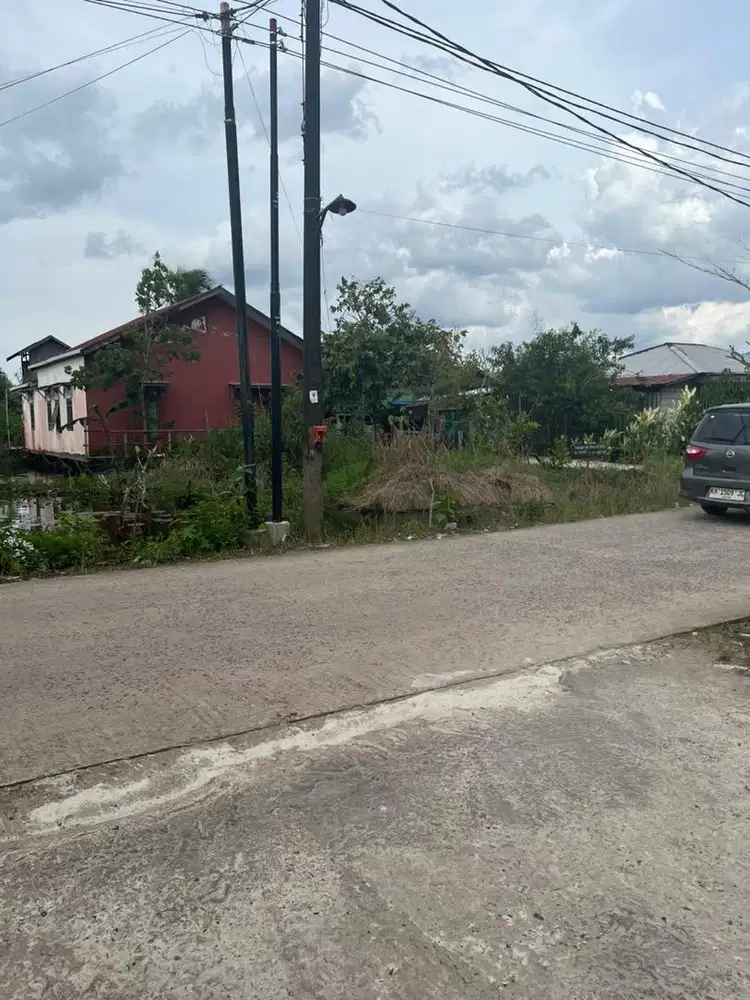 DIJUAL TANAH POSISI HOK DI PEMATANG GAMBUT MASUK KOMPLEK PERMATA HIJAU