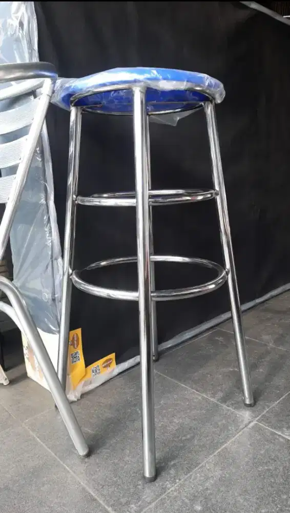 Kursi Chrome Cafe/Bar ato Etalase