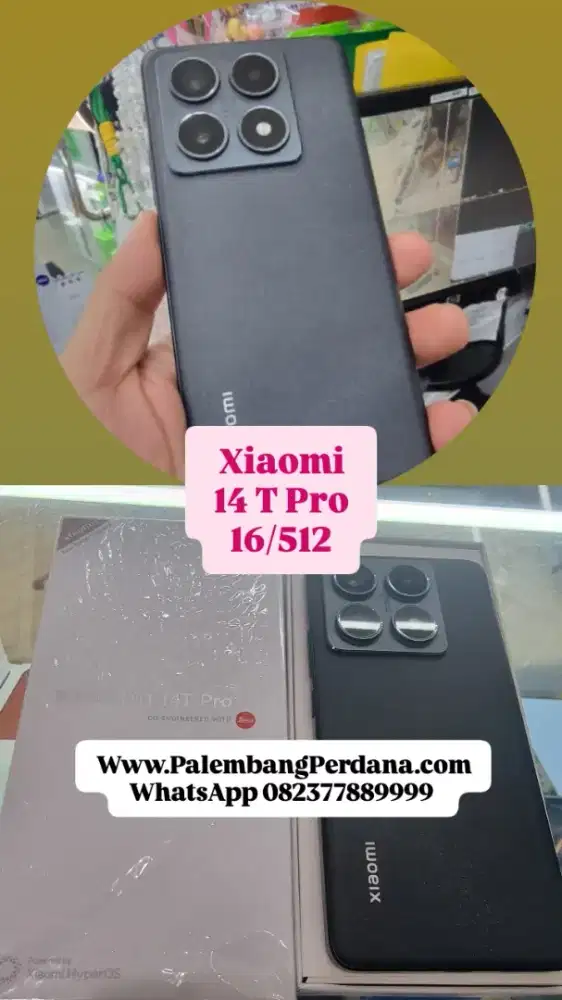 XIAOMI 14T PRO 16/512 MULUS LENGKAP MANTAB