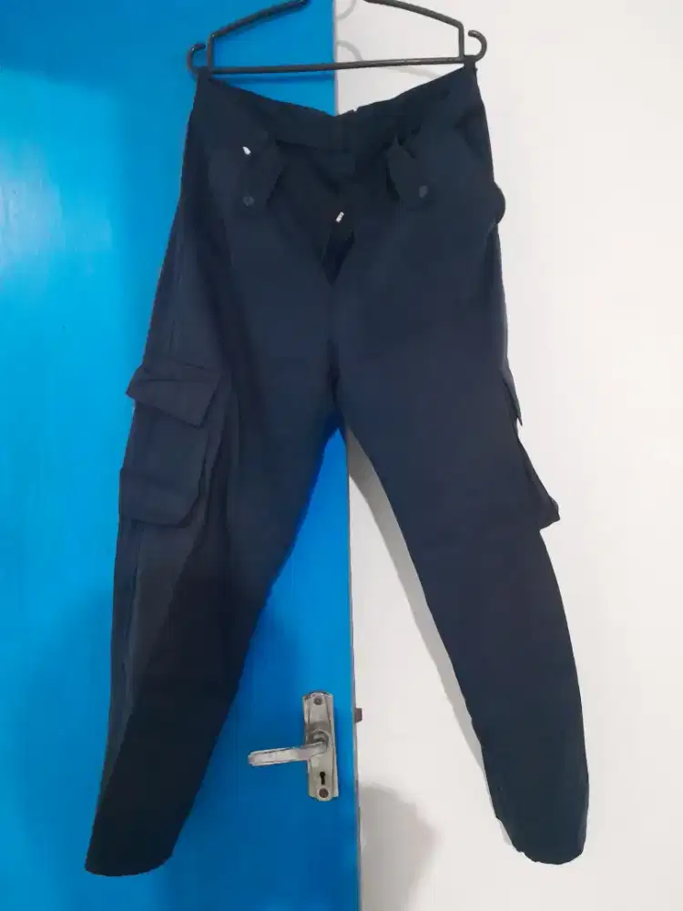 celana PDL biru gelap