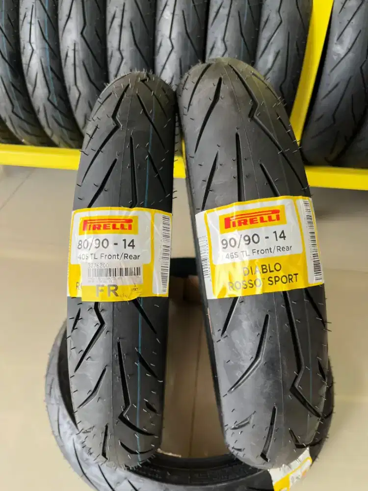 ban pirelli diablo rosso sport 80/90-14 & 90/90-14