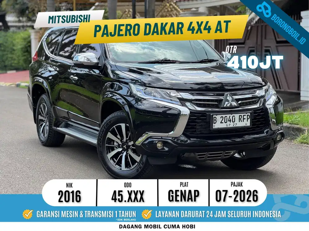 Mitsubishi Pajero Dakar 4x4 Diesel at 2016 Jet Black Mica