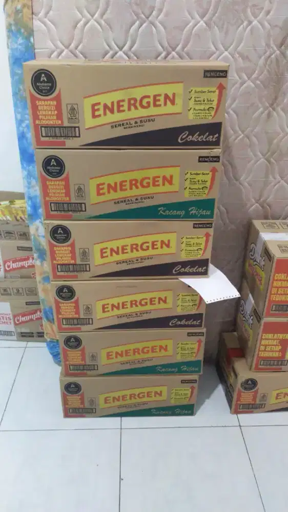 Energen coklat dan kcg ijo
