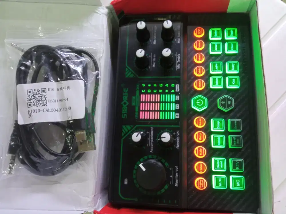 Soundcard f996 baru pakai 1x